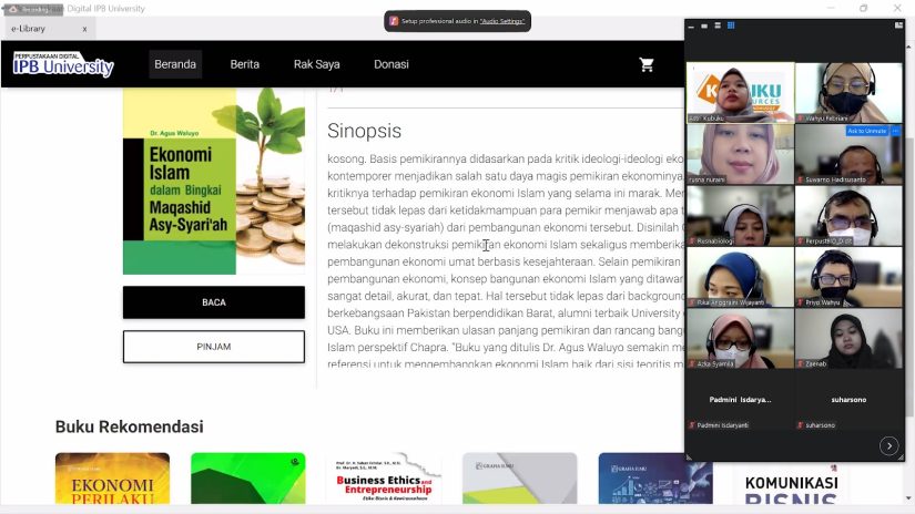 Pelatihan Penggunaan Aplikasi Perpustakaan Digital BIO-DIGILIB Di ...