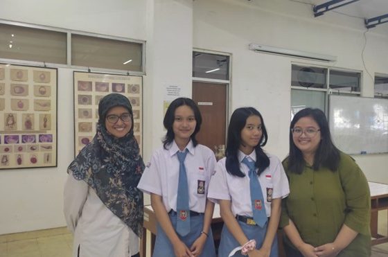 Dosen Fakultas Biologi, UGM membimbing Siswa dari SMA Pangudi Luhur dalam Olimpiade Penelitian Siswa Indonesia (OPSI) 2024