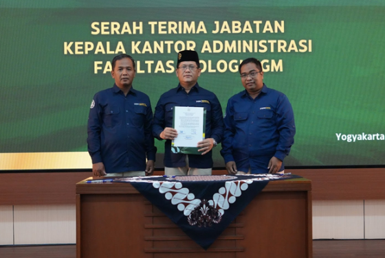 Serah Terima Jabatan Kepala Kantor Administrasi Fakultas Biologi Universitas Gadjah Mada