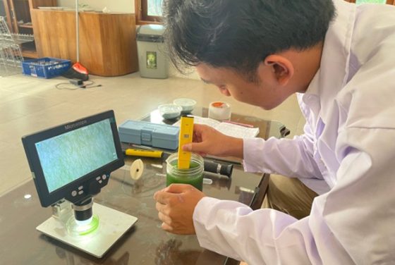 TIM MIKROALGA PkM-MBKM Fakultas Biologi 2025 Melaksanakan Sosialisasi dan Pengenalan Spirulina kepada Masyarakat Desa Sitimulyo, Kec. Piyungan, Kab. Bantul melalui Konten Edukasi Digital di Media Sosial