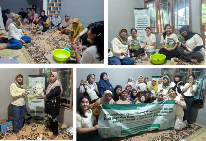 Herbal Soap-Making Practice and Training on Packaging and Marketing of Home-Garden Processed Products