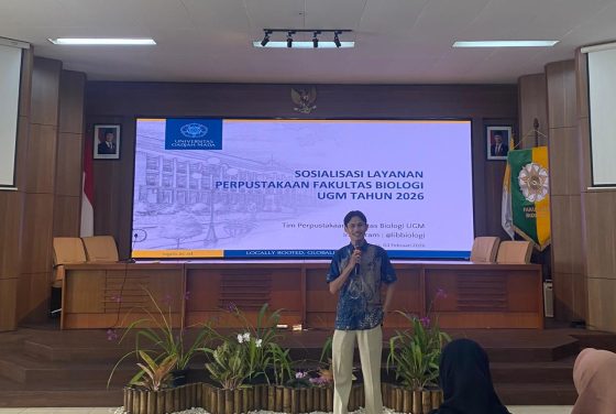 Perpustakaan Fakultas Biologi Menyapa Mahasiswa Baru Program Pascasarjana dan Profesi Biokurator Fakultas Biologi Universitas Gadjah Mada Angkatan Genap Tahun Akademik 2025/2026