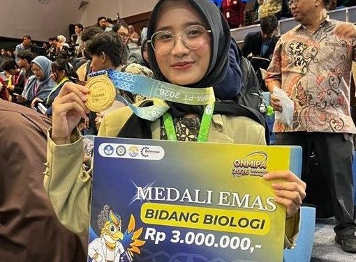 Mahasiswa Fakultas Biologi UGM Raih Medali Emas Bidang Biologi pada ONMIPA-PT Nasional 2026