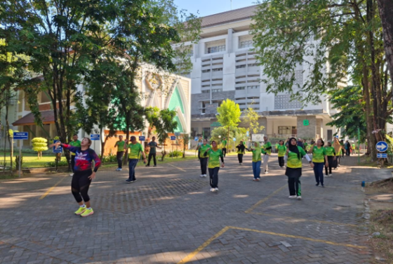 Fakultas Biologi UGM Gelar Jumat Sehat, Perkuat Kebersamaan dan Budaya Hidup Sehat Sivitas Akademika