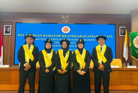 Fakultas Biologi UGM Lantik Lima Kurator Keanekaragaman Hayati untuk Mendukung Pelestarian Biodiversitas Indonesia