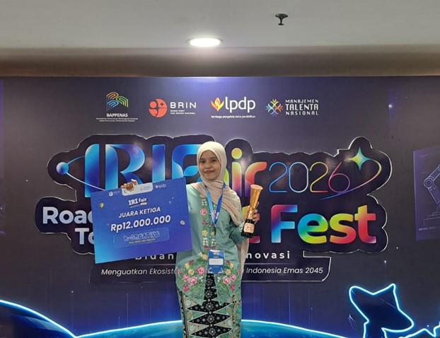 Mengungkap Potensi Genomik Tebu Hibrida Indonesia, Mahasiswi Fast-Track Magister Biologi UGM Raih Juara 3 B-CREATIVE pada Indonesia Research and Innovation Fair (IRIFair) 2026