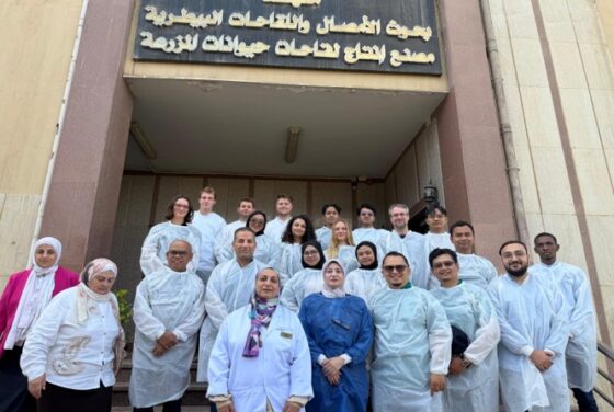 Menilik Produksi Vaksin Dari Hulu ke Hilir, Mahasiswa Fakultas Biologi UGM Kunjungi Veterinary Serum and Vaccine Research Institute (VSVRI) di Kairo, Mesir.