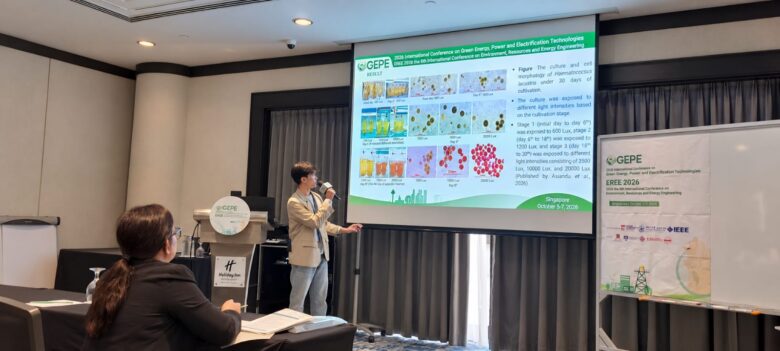 Converting Wastewater to Valuable Biomass: Mahasiswa Program Doktor Biologi Raih Best Oral Presenter pada The 8th International Conference on Environment, Resources and Energy Engineering (EREE 2026)